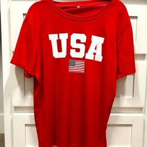 NWOT USA Tshirt XL